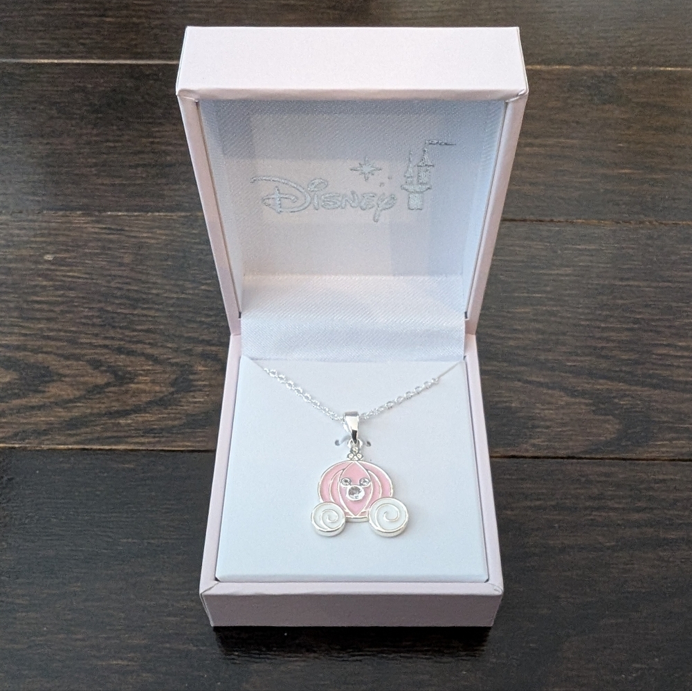 RARE Disney Parks, Bibbidi Bobbidi Boutique (BBB) Carriage Pendant & Necklace